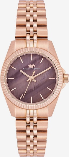 Rhodenwald & Söhne Analogais pulkstenis, krāsa - brūns / rožzeltains, Preces skats