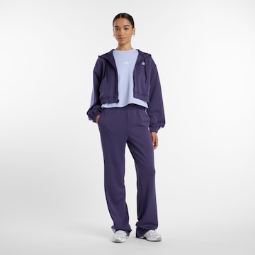 Regular Pantalon de sport new balance en violet