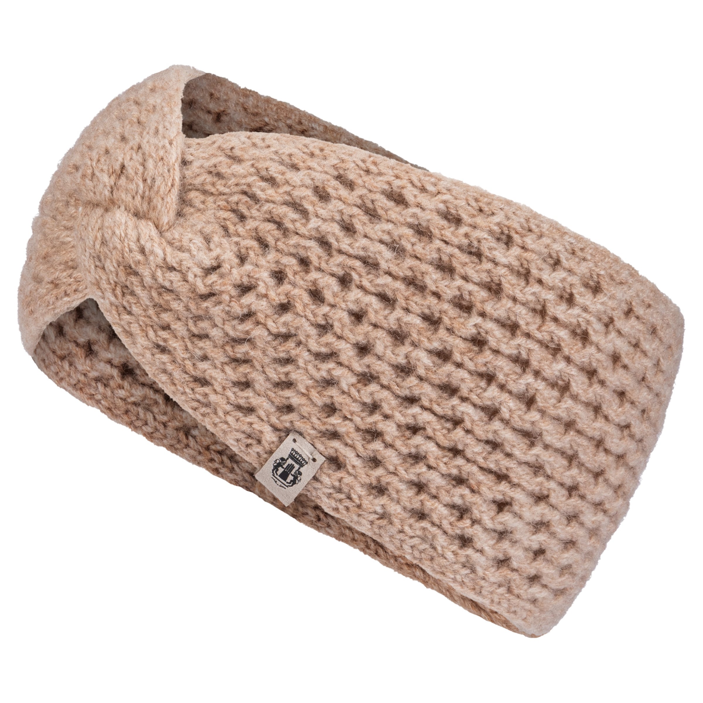 Roeckl Stirnband 'COZY' in Beige: Vorderseite
