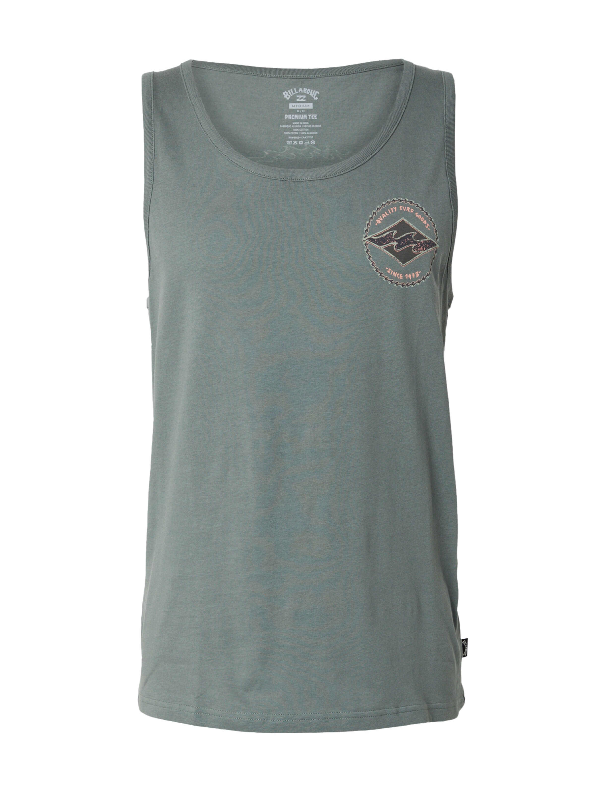 BILLABONG Tričko 'ROTOR DIAMOND' - Zelená: predná strana