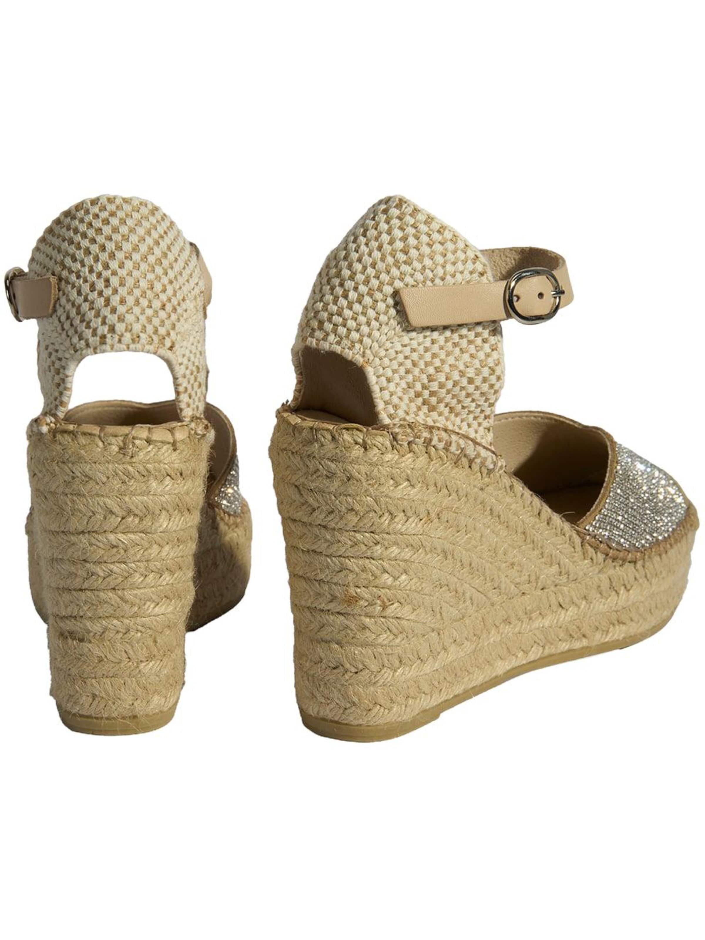 Sandales 'Keilsandalen' Desa en beige