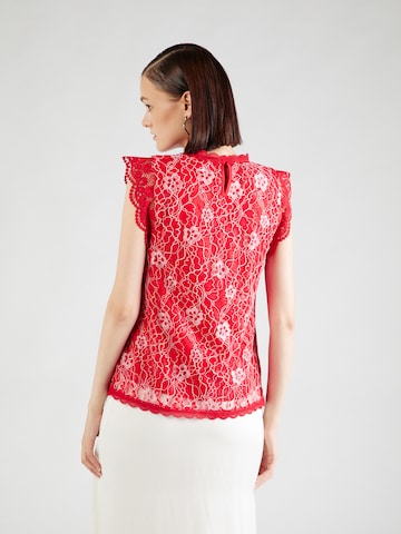 PIECES Blouse 'PCOLLINE' in Red