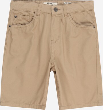 GARCIA Regular Broek in Beige: voorkant