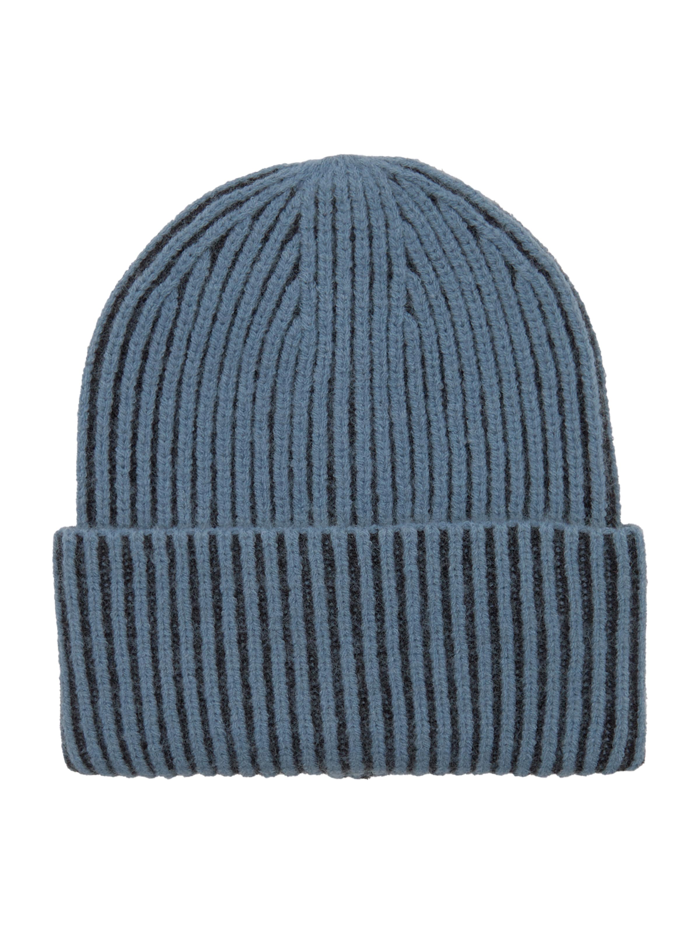 Bonnet 'GORRO' Pull&Bear en bleu : devant
