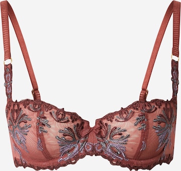 Balconcino Reggiseno 'CHAMPS ELYSEES' di Chantelle in marrone: frontale