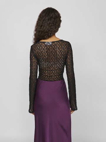 VILA Shirt bodysuit in Black