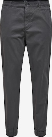 Only & Sons Chino Pants 'CAM' in Grey: front