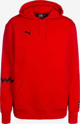 PUMA Sweatshirt 'Hoops' in Red: front