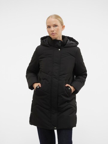 VERO MODA Wintermantel 'WILLA' in Zwart: voorkant