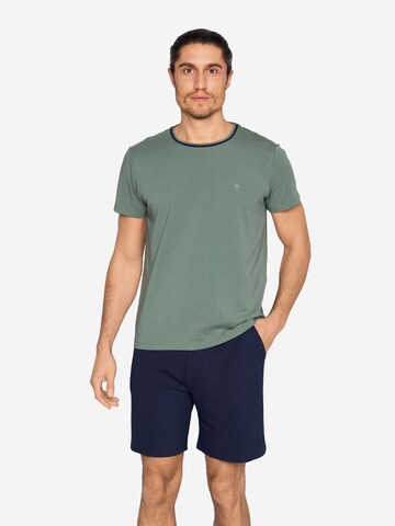 JOOP! Pyjama kort ' Core ' in Blauw: voorkant