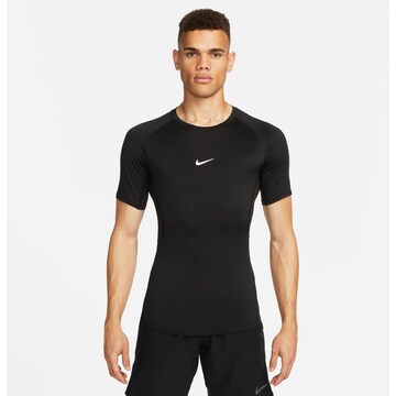 NIKE Funktionsskjorte 'Pro' i sort: forside