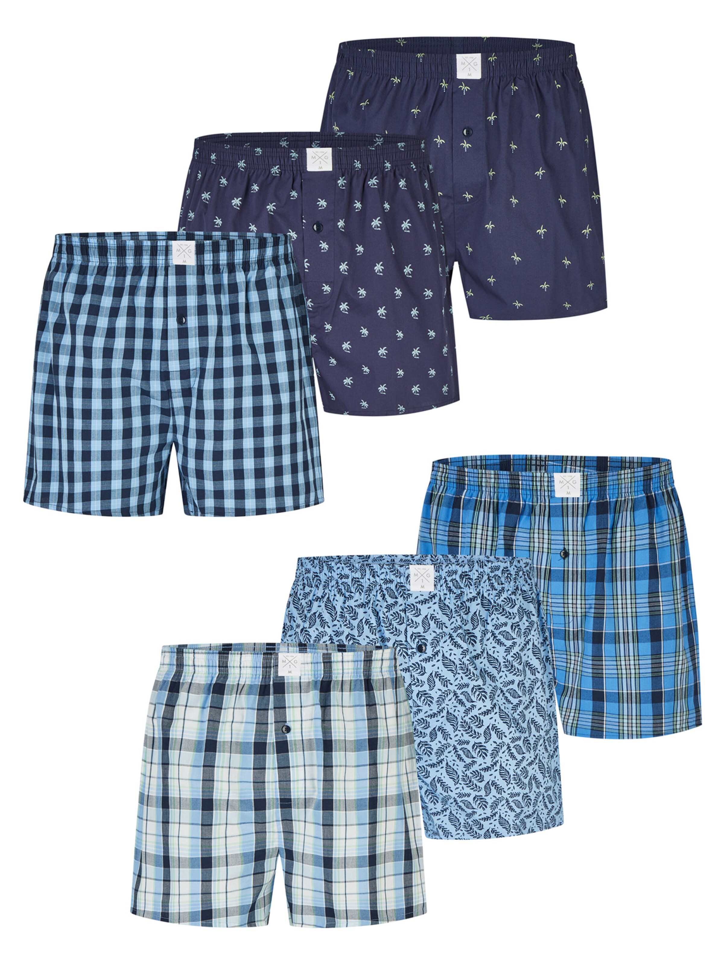 MG-1 Boxer shorts ' Classics ' in Mixed colors: front