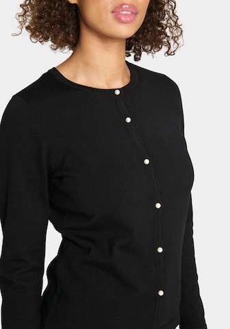 SAINT TROPEZ Strickjacke in Schwarz