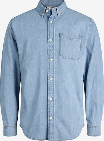 JACK & JONES Srajca 'JJEBROOK' | modra barva: sprednja stran