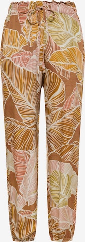 DEHA Tapered Broek in Bruin: voorkant