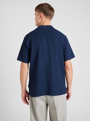 BOSS Black Regular Fit Hemd 'Powell 129' in Blau