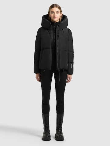 Veste d’hiver 'Audrey2 Matt' khujo en noir