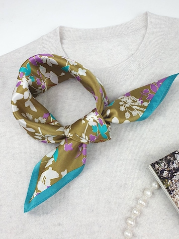 MayTree Scarf 'Seidentuch Blütenzweige' in Gold