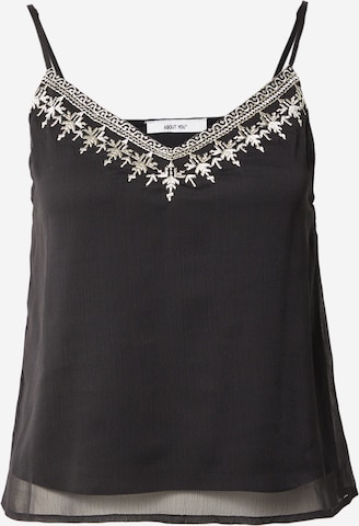 ABOUT YOU Top 'Emma' in Black: front