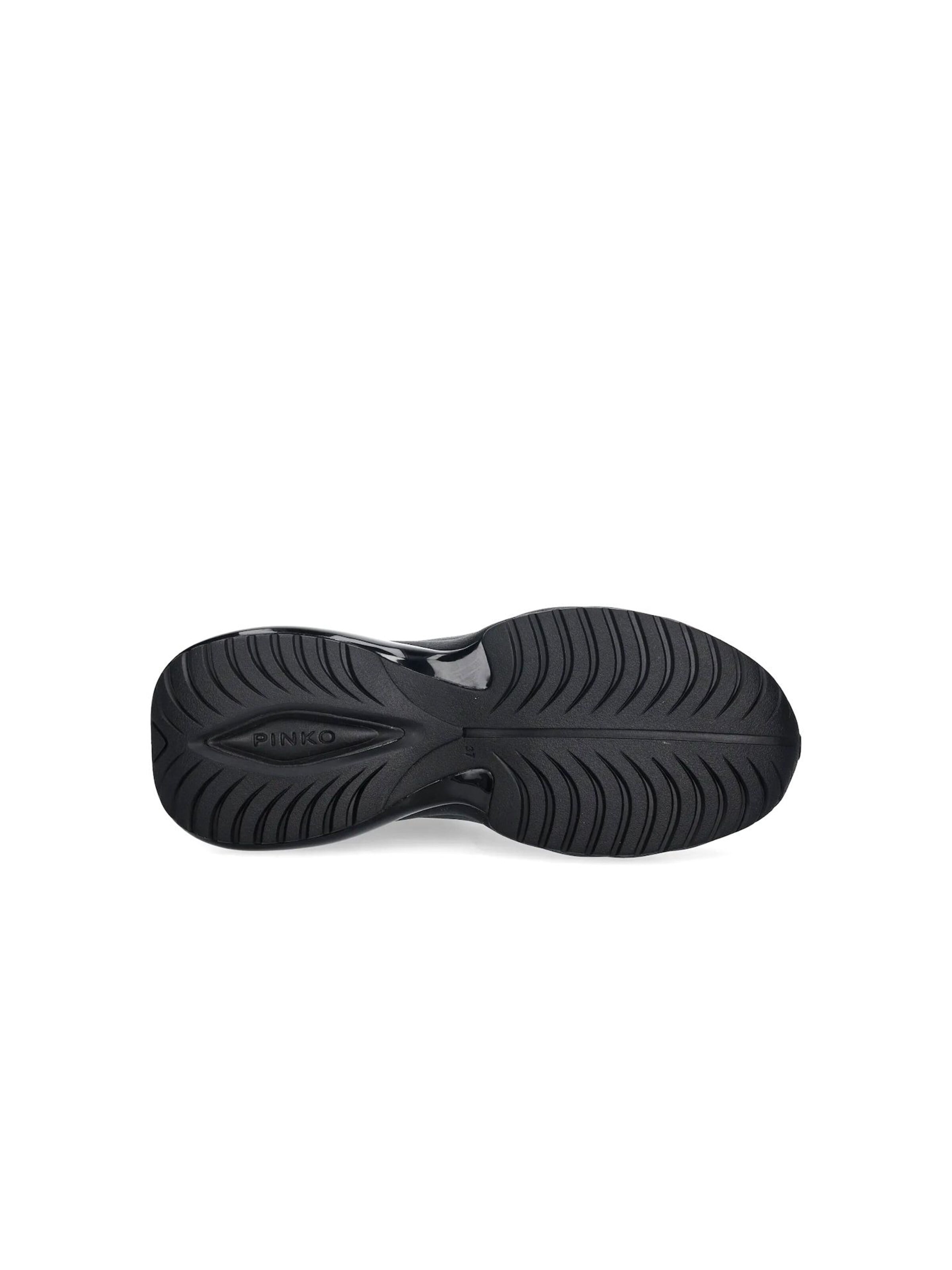 PINKO - Zapatillas deportivas bajas 'Ariel 33 - Sneaker Calf Leather/Net/Cow Suede' en negro