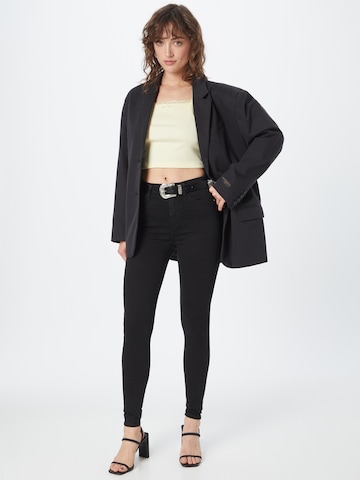 River Island - Skinny Calças de ganga em preto