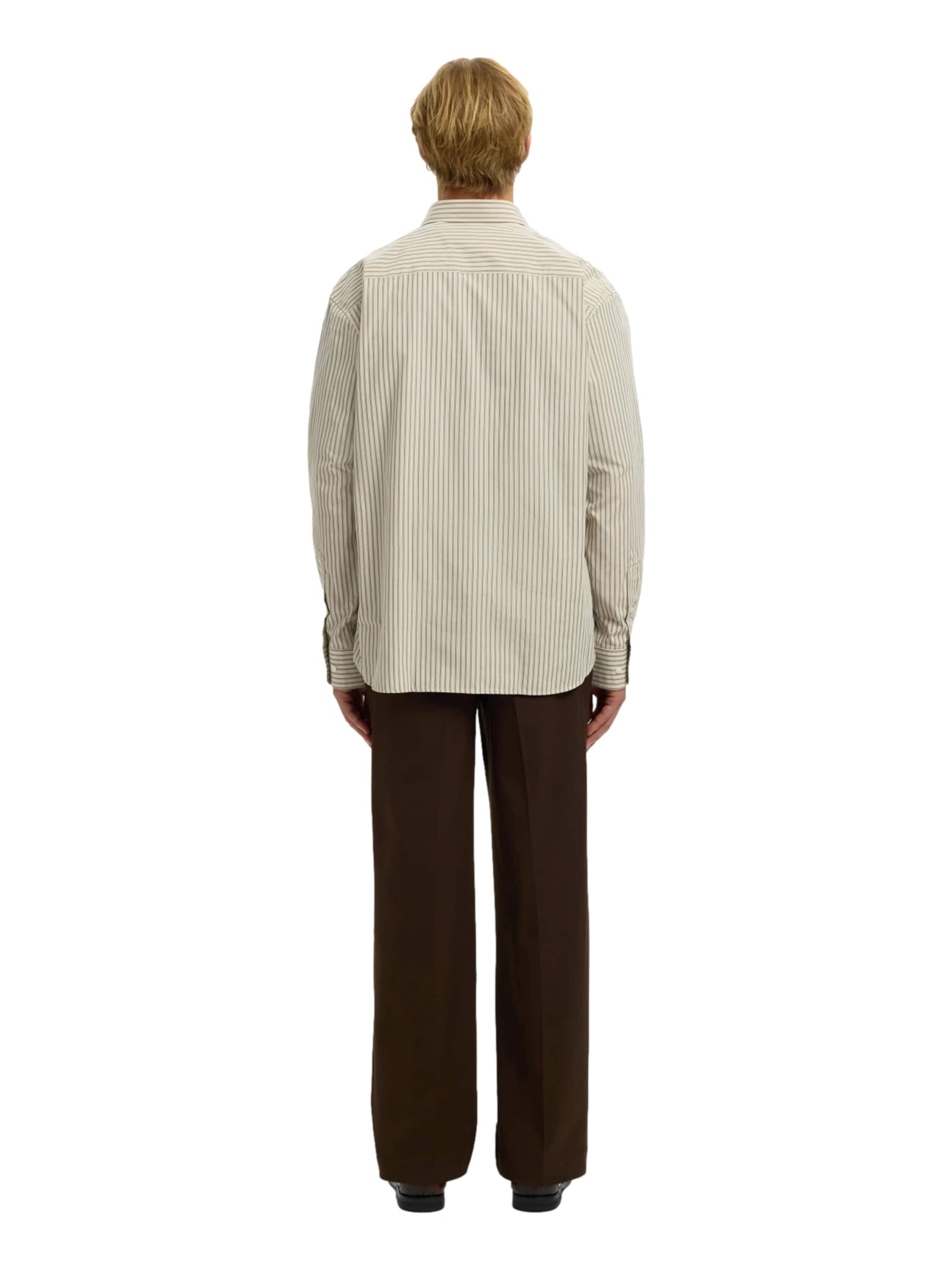 Fit confort Chemise 'Larry' SELECTED HOMME en marron