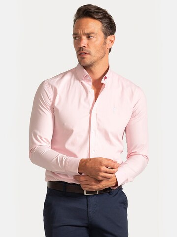 Coupe regular Chemise Jacey Quinn en rose