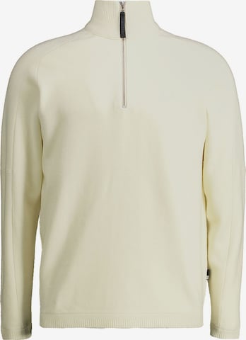 Pull-over 'Oscar Half Zip' CHASIN' en blanc : devant