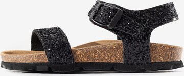 Bayton Sandal 'Tyche' in Black: front