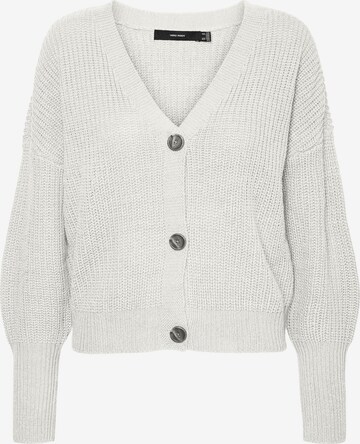 VERO MODA Gebreid vest 'Lea' in Wit: voorkant