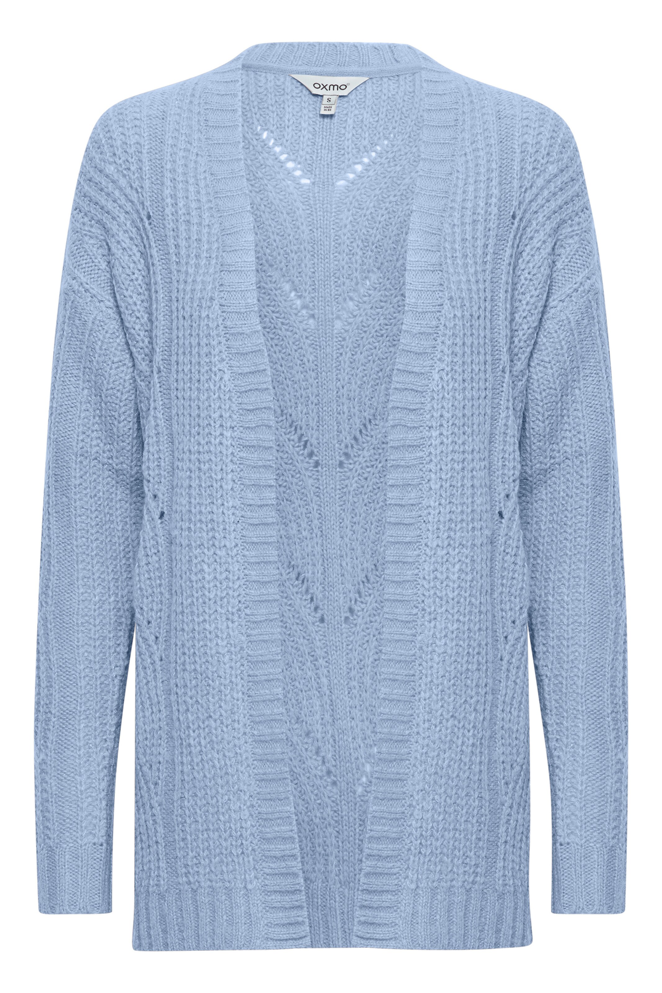 Oxmo Strickjacke 'Cle' in himmelblau, Produktansicht