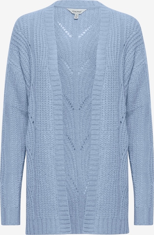 Oxmo Knit Cardigan 'Cle' in Blue: front