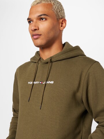 Tommy Jeans - Sudadera en verde