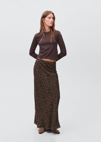 MANGO TEEN Skirt 'Felinef' in Brown