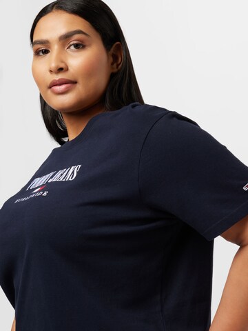 Tommy Jeans Curve T-Shirt in Blau