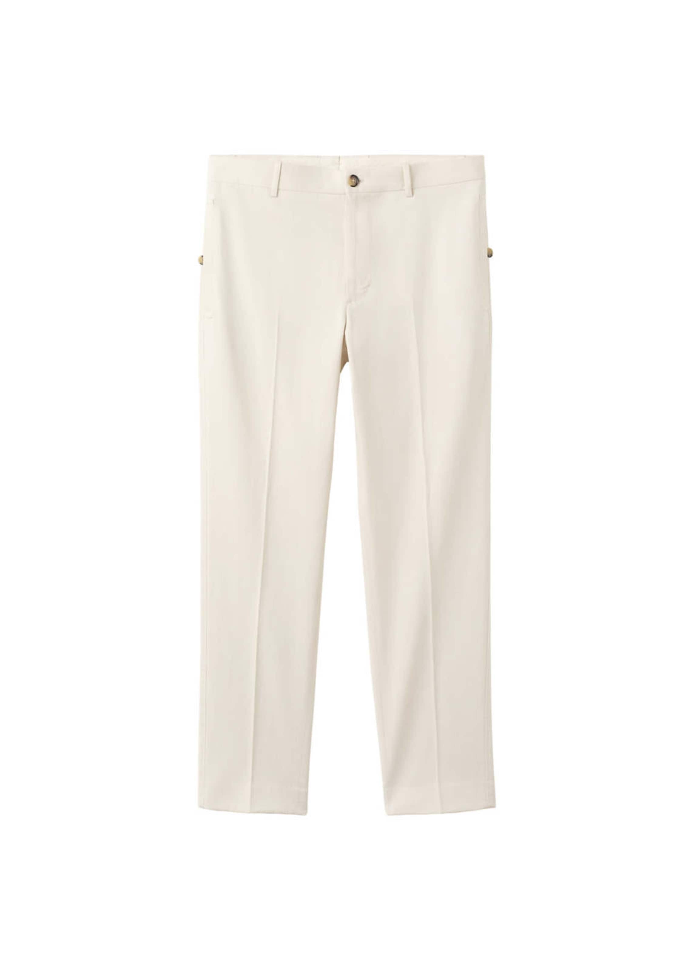 MANGO MAN Pleated Pants 'Hunt' in 44 in Light beige, Item view