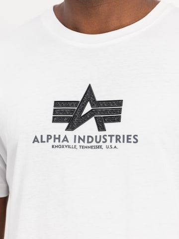 ALPHA INDUSTRIES Shirt in Weiß