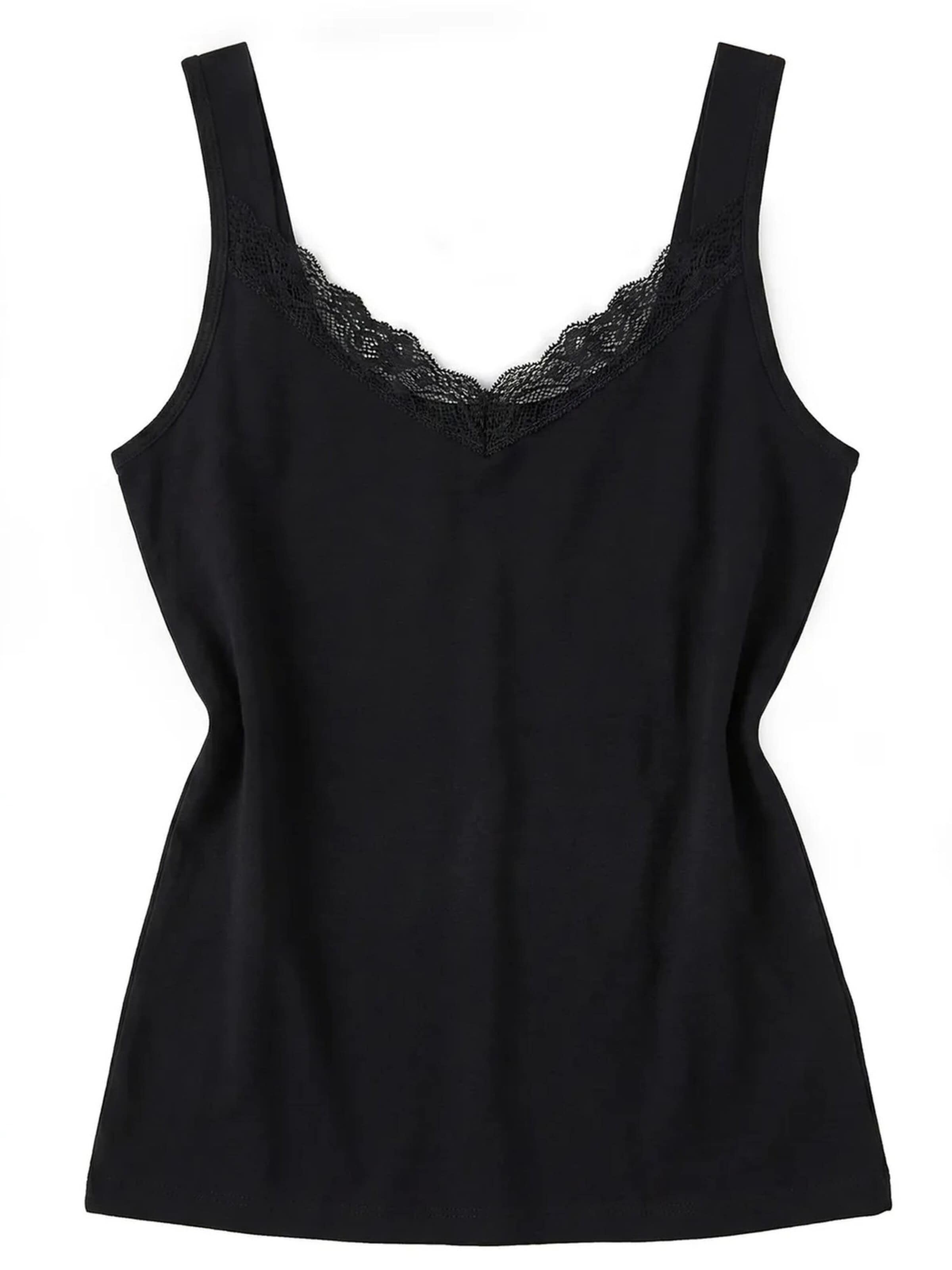 Top 'Tanktops & Camis' di ÖTS in nero: frontale