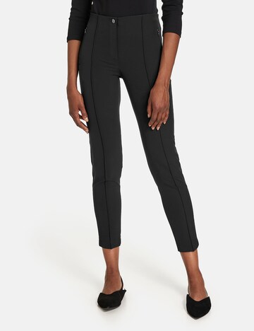 Skinny Pantaloni de la GERRY WEBER pe negru: față