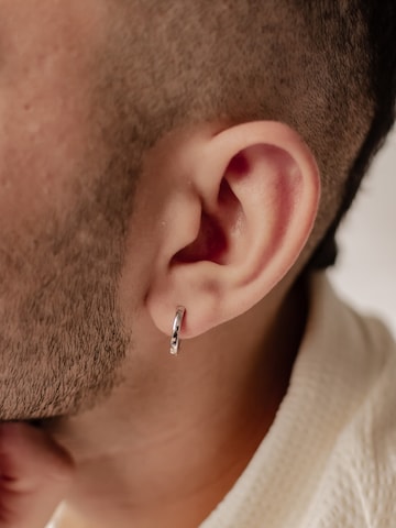Boucles d'oreilles 'Band' Hey Happiness en argent