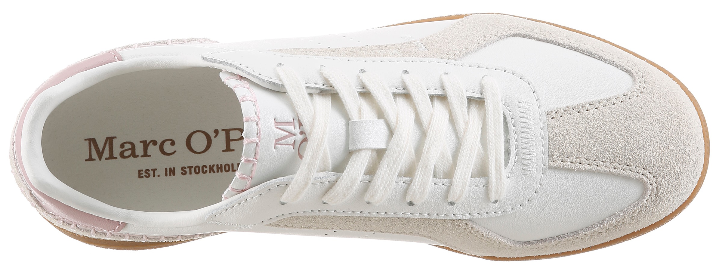 Sneaker bassa di Marc O'Polo in bianco