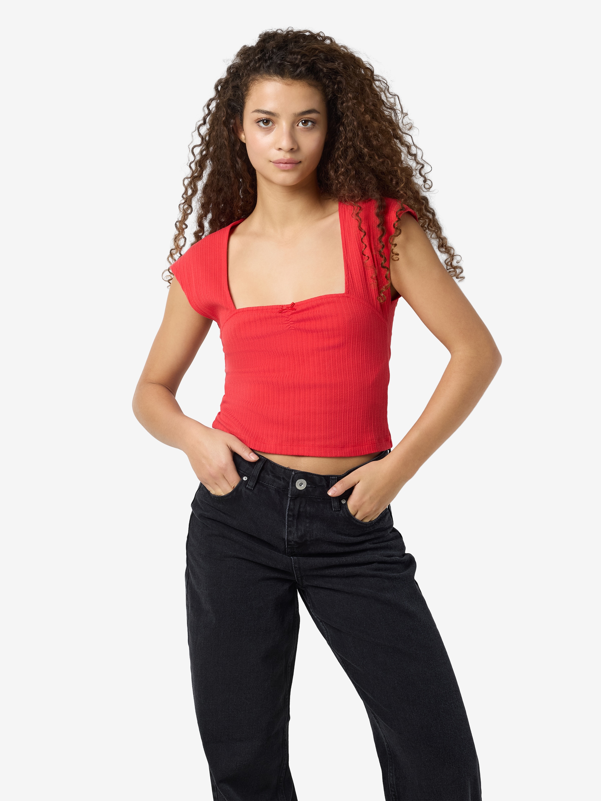 Noisy may Тениска 'NMSELENA' в червено