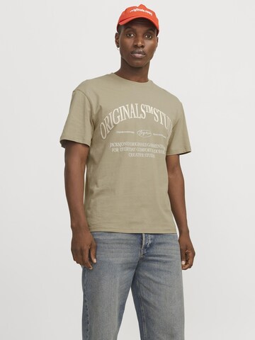 T-Shirt JACK & JONES en beige