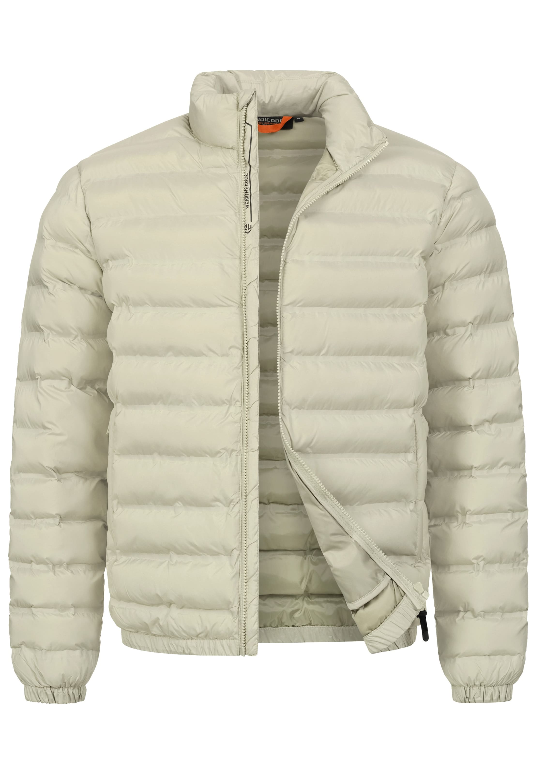 INDICODE JEANS Between-season jacket 'Bjarne' in Beige: front