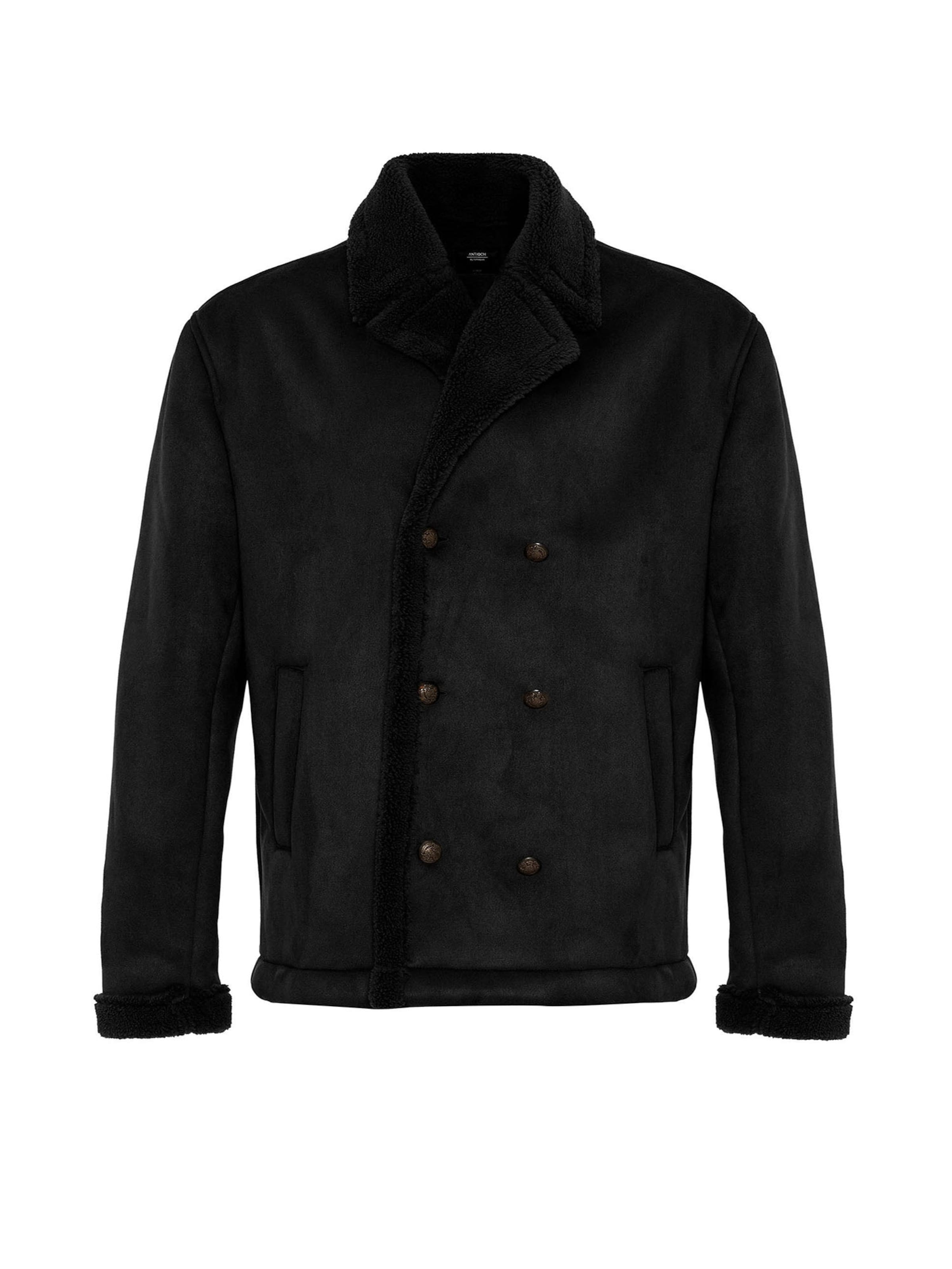 Antioch Välikausitakki värissä musta: etupuoli