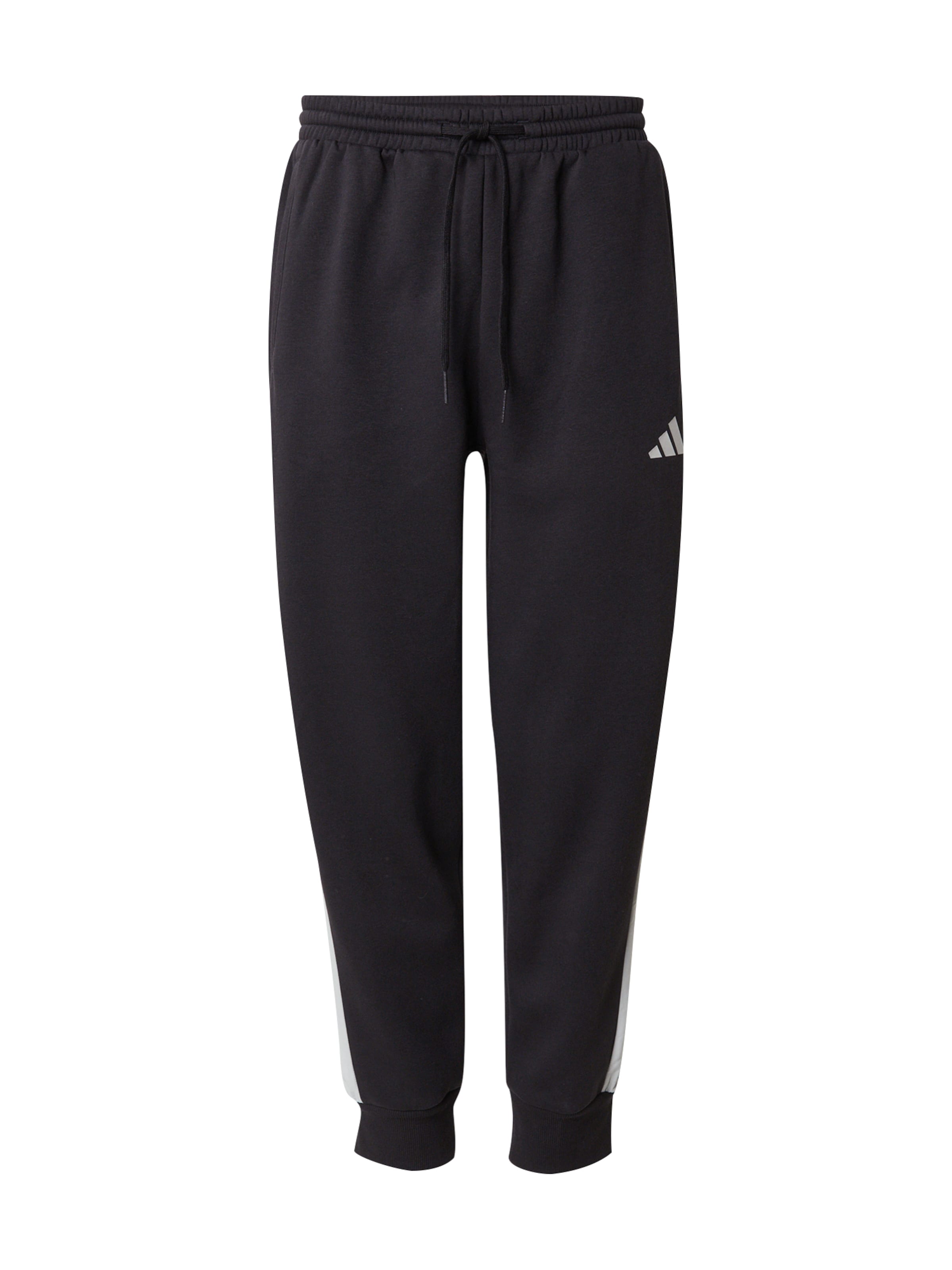 ADIDAS SPORTSWEAR Tapered Sportnadrágok - fekete: elől