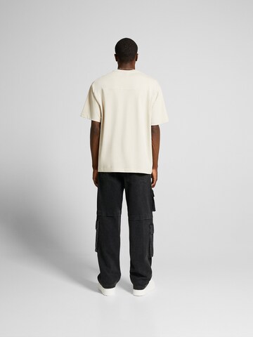 Bershka Loosefit Cargo farmer - fekete