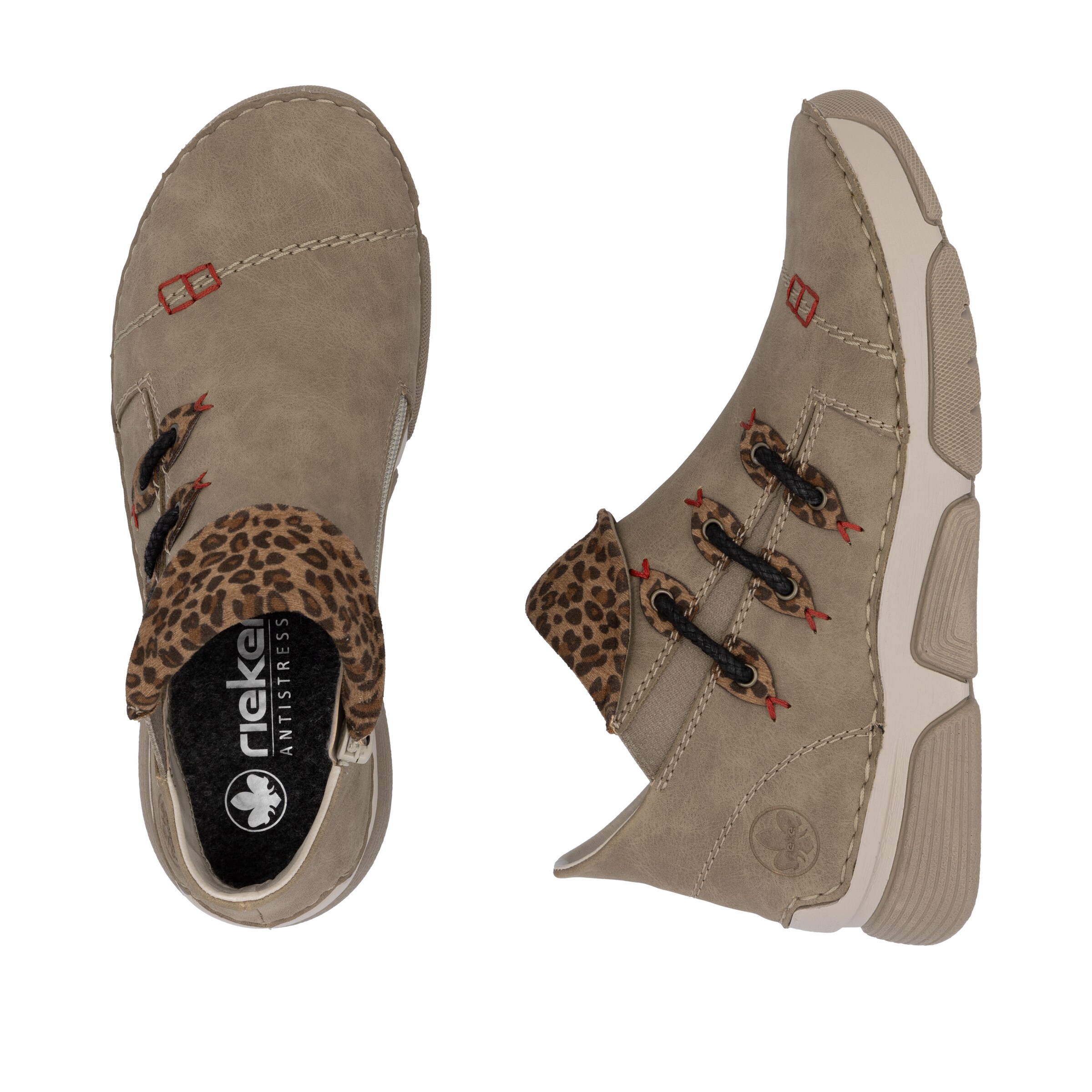 Bottines Rieker en beige