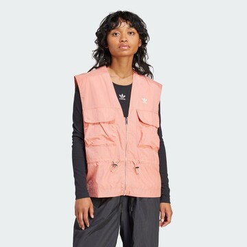 ADIDAS ORIGINALS Vest in Orange: front