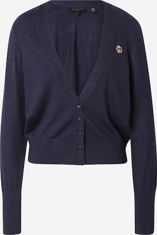 Ted Baker Knit Cardigan 'Aiyleen' in Blue: front